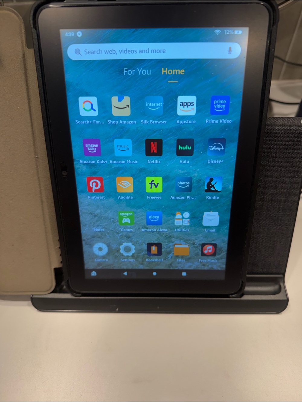 Amazon Fire HD 8 plus 10th generation Tablet in Black